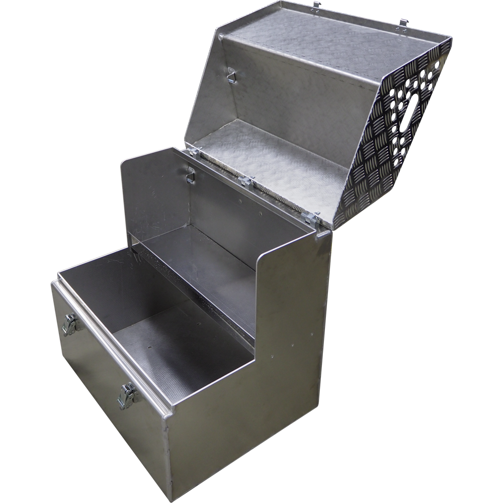Laatikko 635x590x500 alumiinia, porras, webshopProducts - 